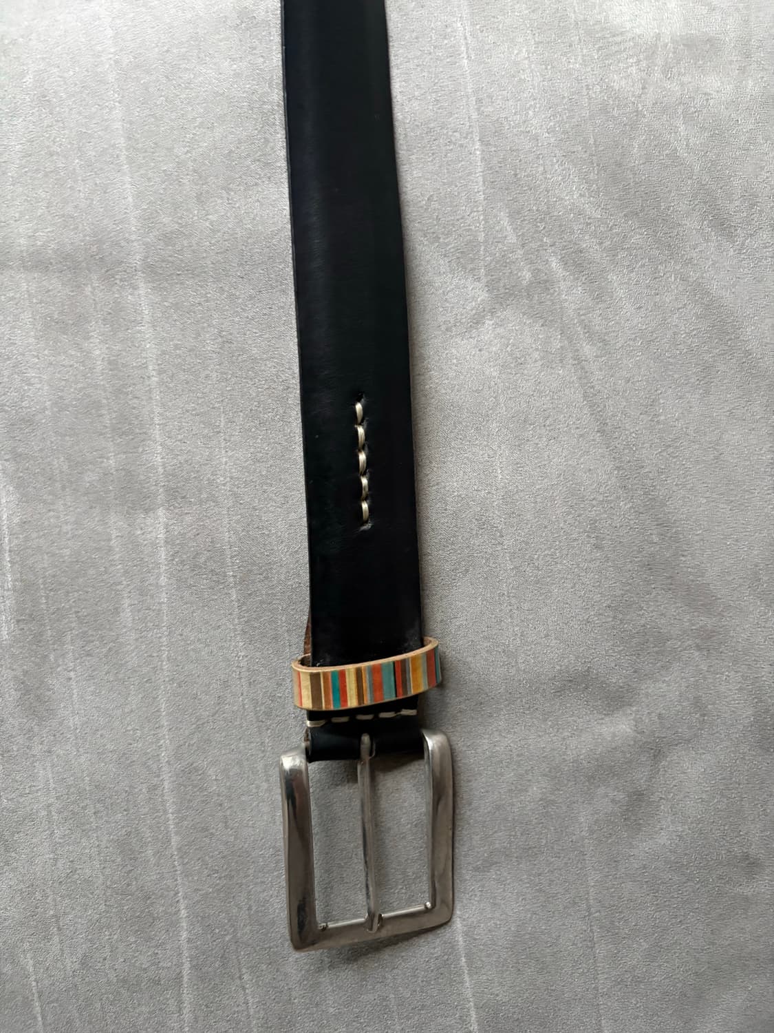 폴스미스 레더 벨트 블랙,넥타이 베이지  상품이미지2