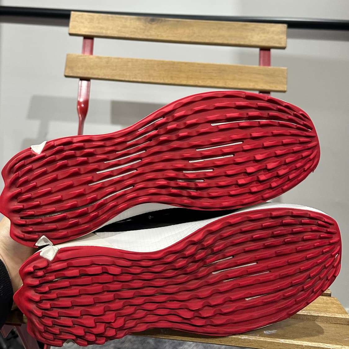 265) 조던 골프화 남성 남자 골프화 ADG 4 레더 블랙/레드 상품이미지6