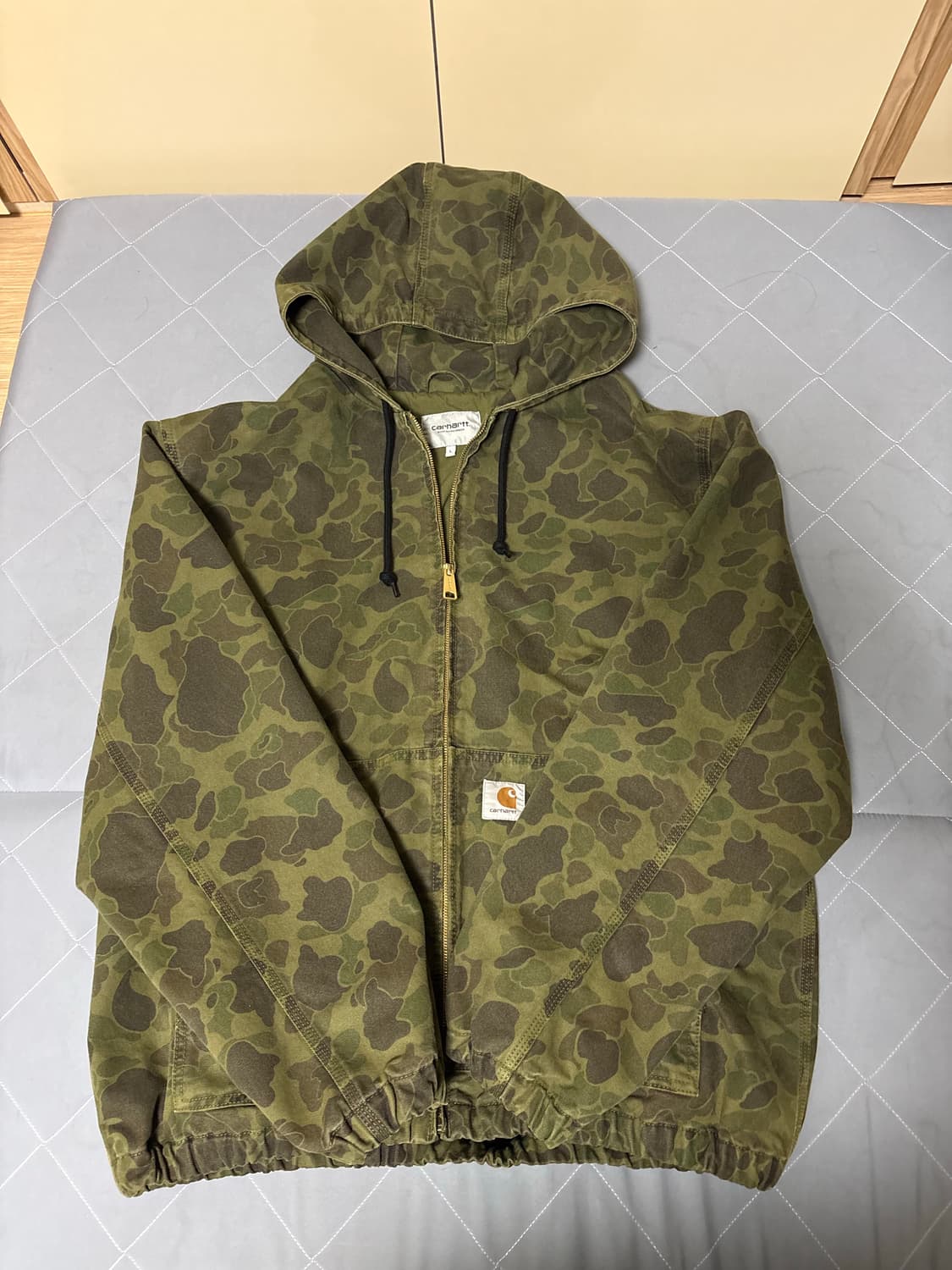 칼하트 WIP 칼하트윕 덕 액티브 자켓 카모 덕 그린 L 상품이미지2