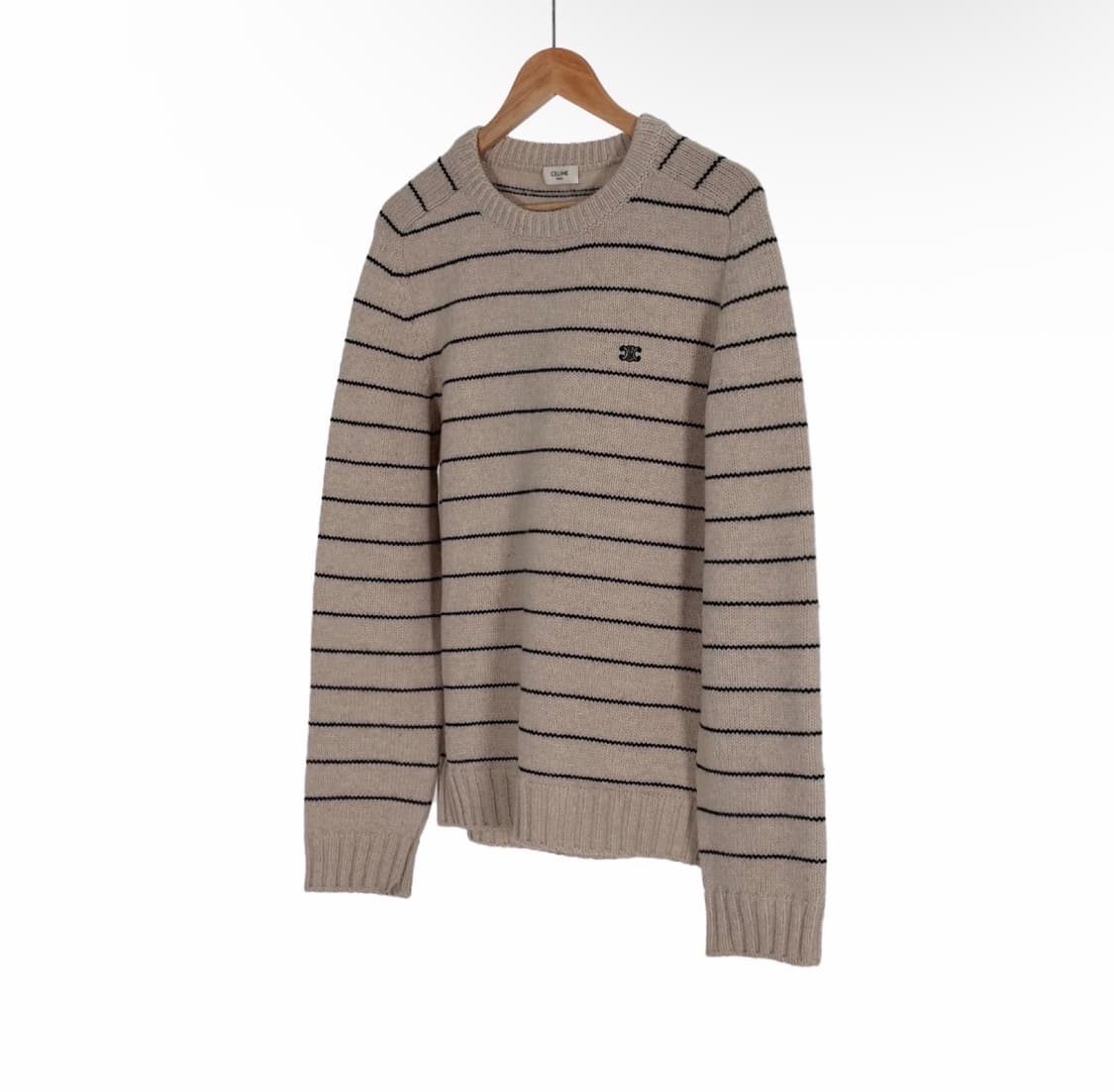 [M] 셀린느 24fw 남성 울 트리오페 트리옹프 스트라이프 니트 스웨터 상품이미지2