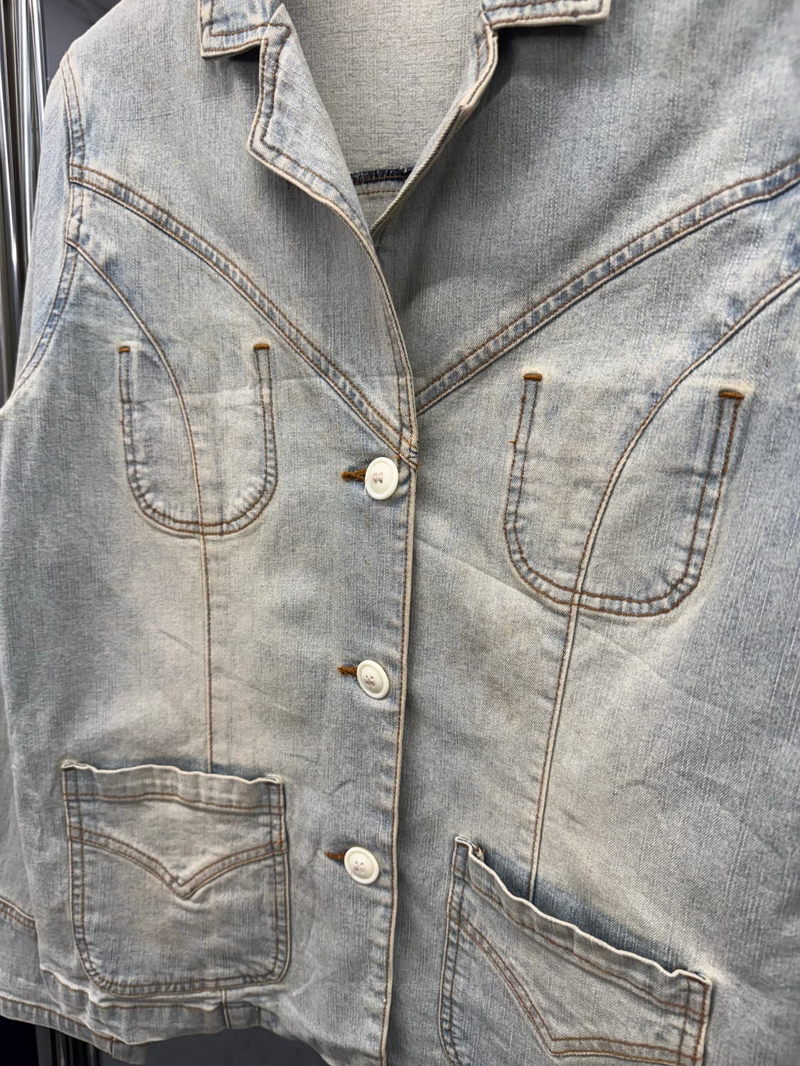 japanese vintage L.B.F 여성 데님자켓 상품이미지2