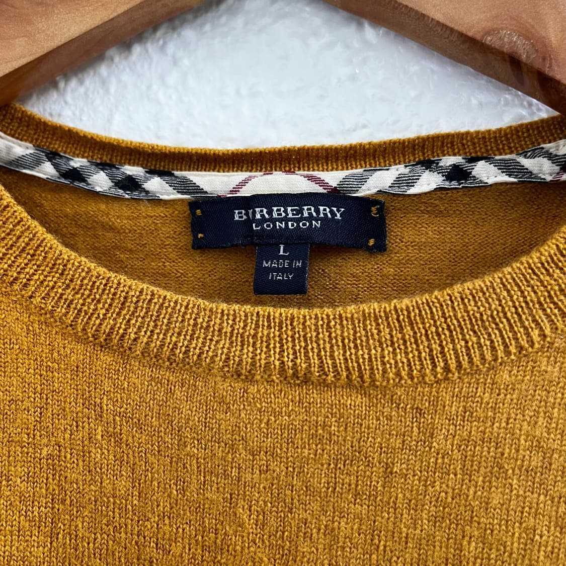 Burberry Merino Wool 1/2 Knit 상품이미지4