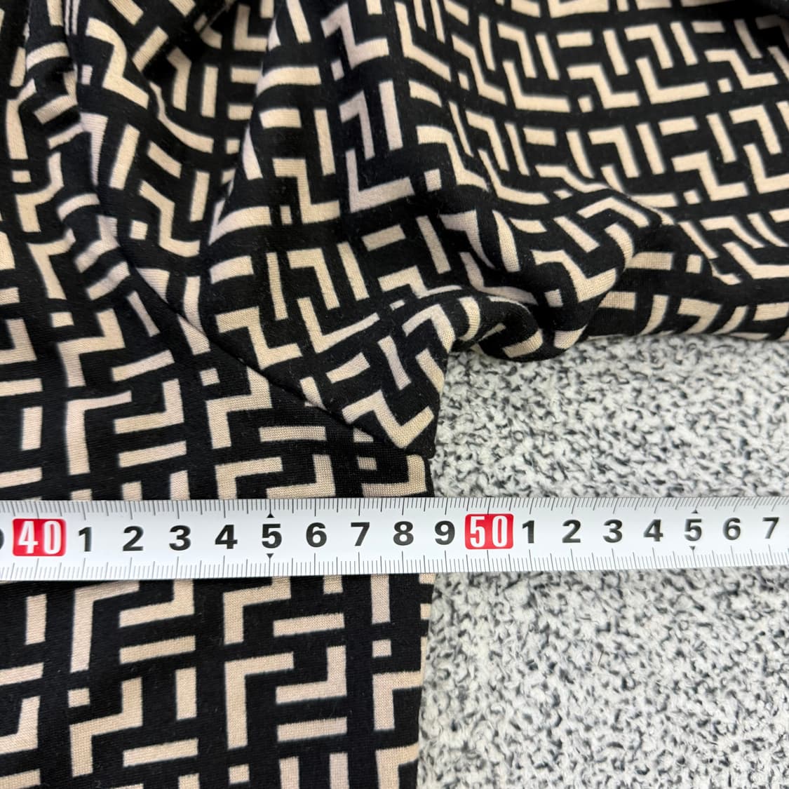 90정도 빈티지패턴 여성 긴팔티 0127H1 상품이미지3