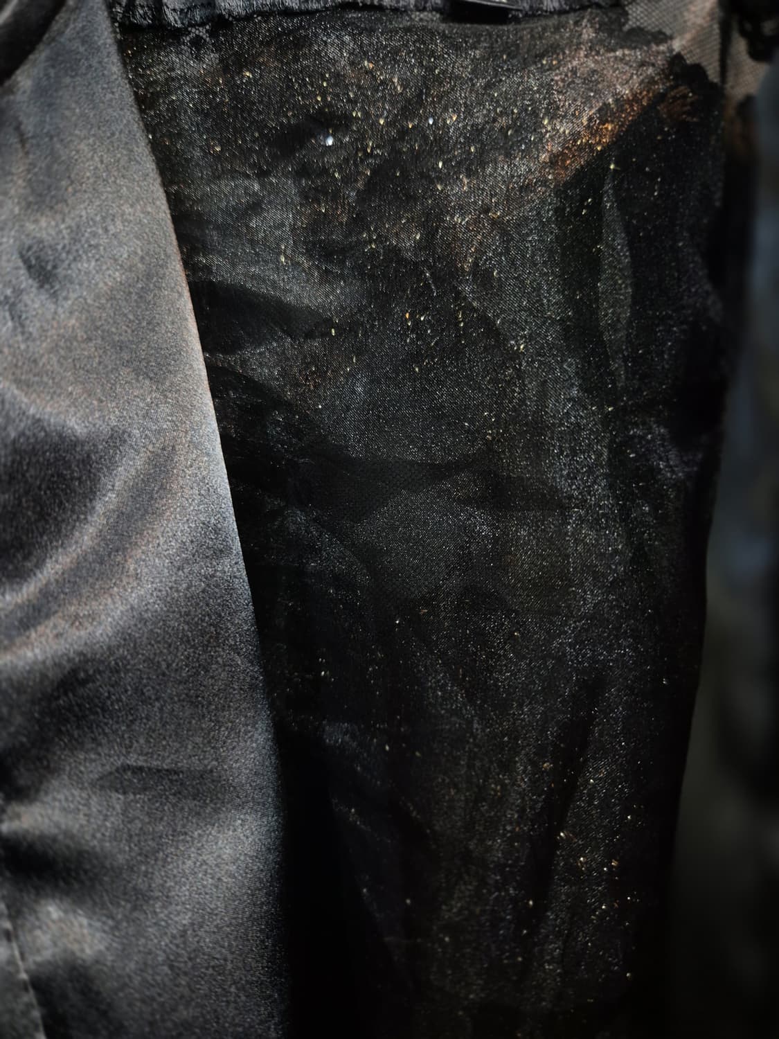 Roberto Capucci 꽃무늬 금빛 스팽글 자수 시스루 자켓 S 상품이미지7