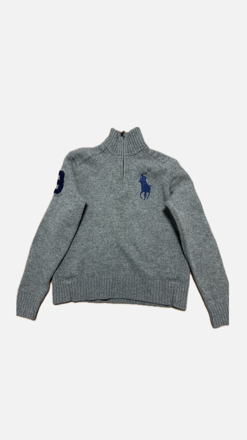 폴로 랄프로렌 빅포니 반집업 니트  상품이미지1