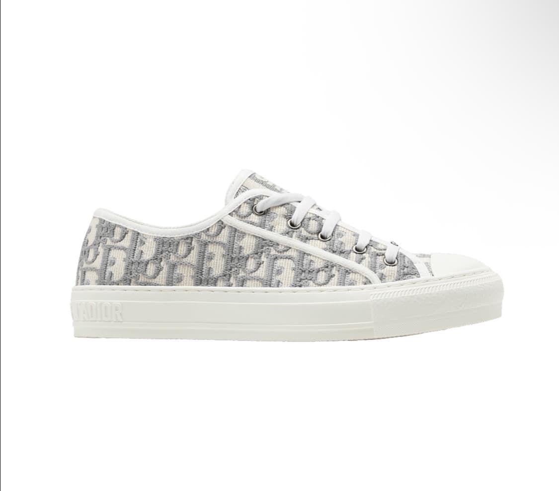 디올 워크앤디올 스니커즈 오블리크 자수 그레이 상품이미지1