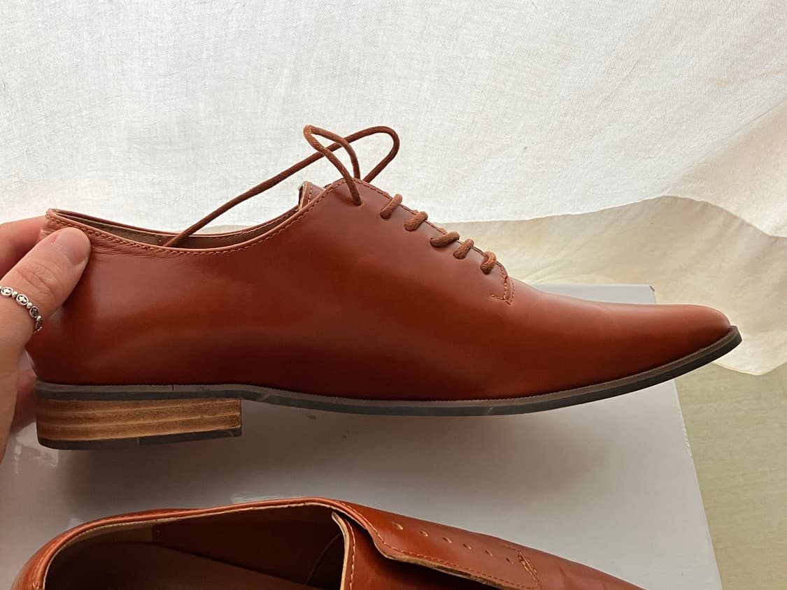 마뗑킴 제작 가죽 구두 상품이미지3