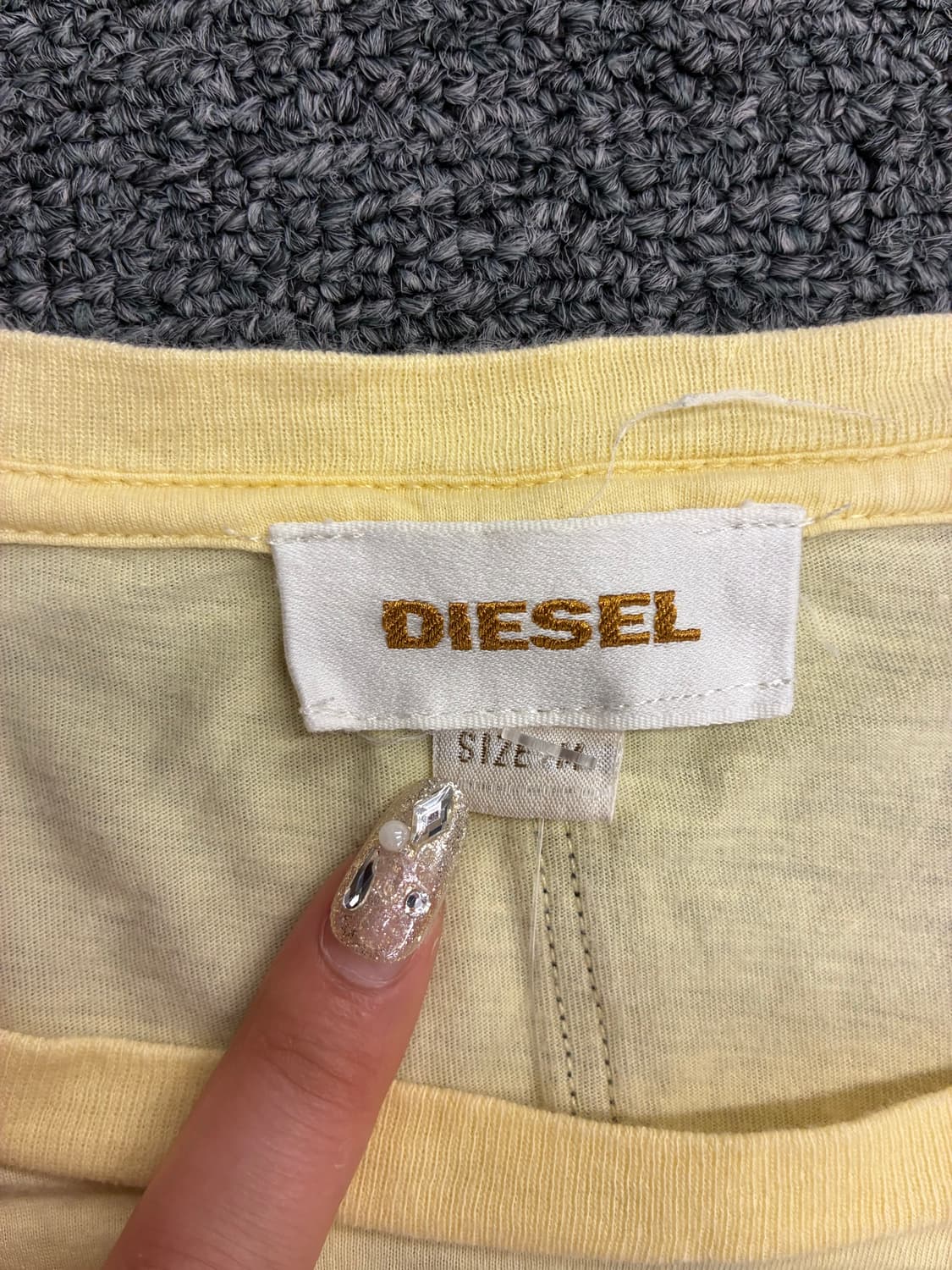 M)Diesel 빈티지 여성 프린팅 숏슬리브 상품이미지4