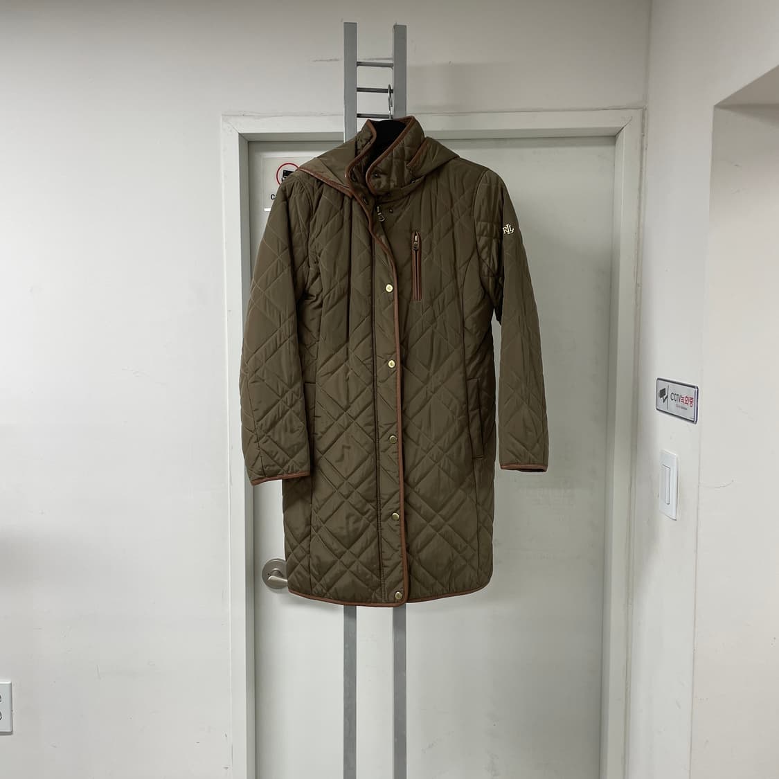 랄프로렌 블랙 라벨 롱 퀄팅 자켓 브라운 XS(W) 상품이미지1