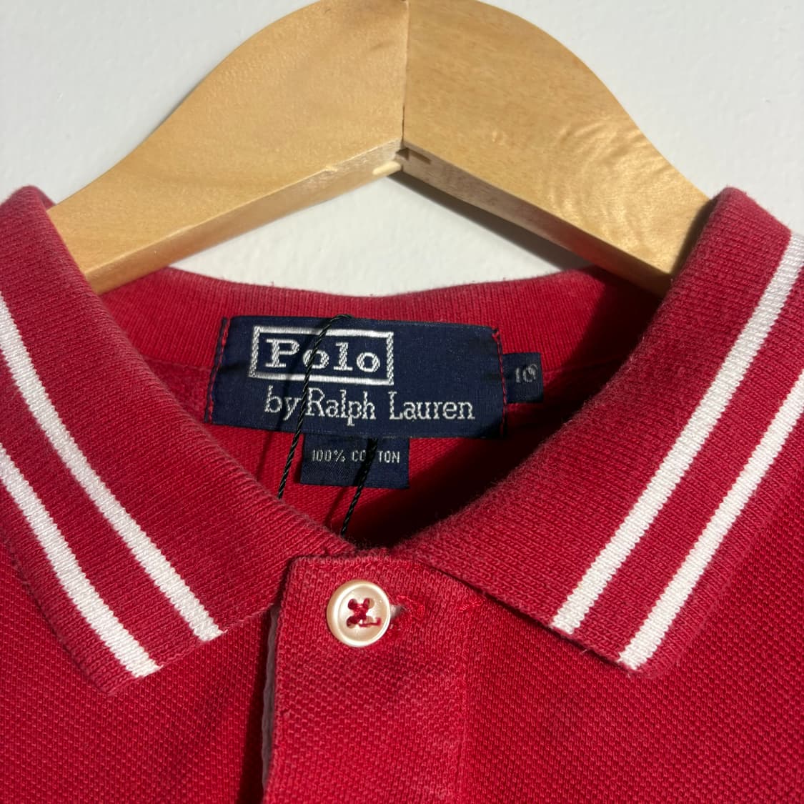 폴로랄프로렌 레드 빅로고 반팔 카라티 (무료배송) 상품이미지5
