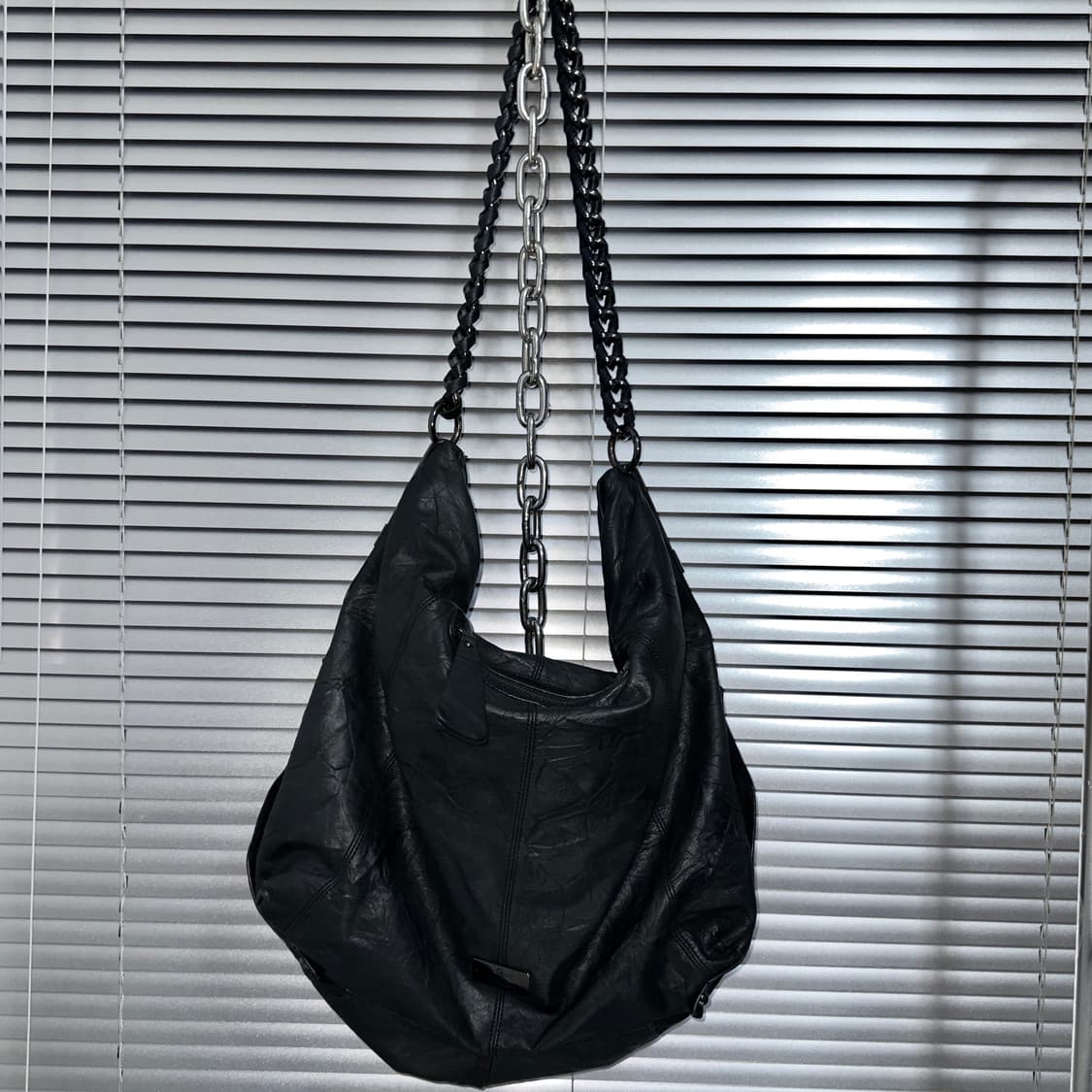 00s 게스 XL 레더 노트 퍼스 가방 상품이미지5