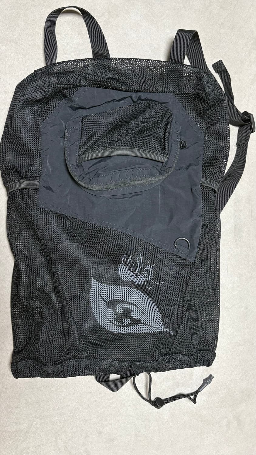 산산기어 보이롱페이스 매쉬 백 블랙 상품이미지2