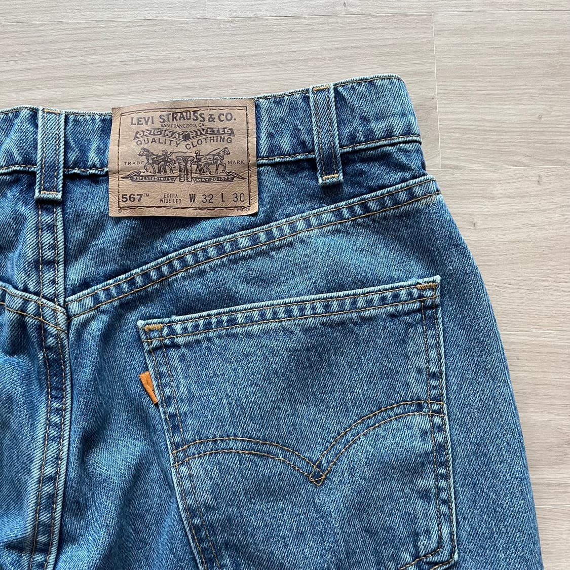 [32X30] 90s 빈티지 리바이스 567 made in usa 상품이미지5