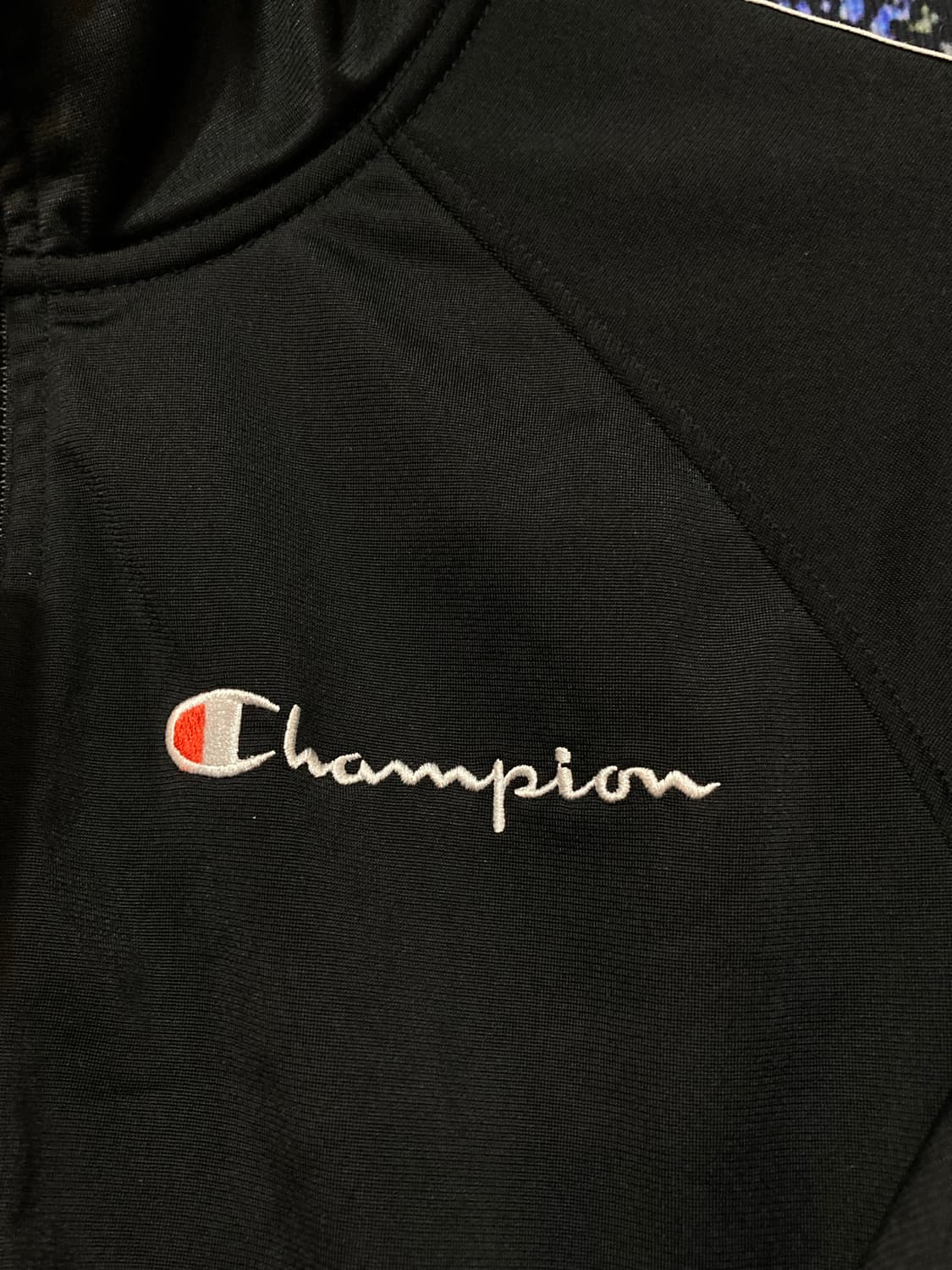 ⚜️Champion(챔피온) 블랙 집업 트랙탑 재킷 상품이미지3