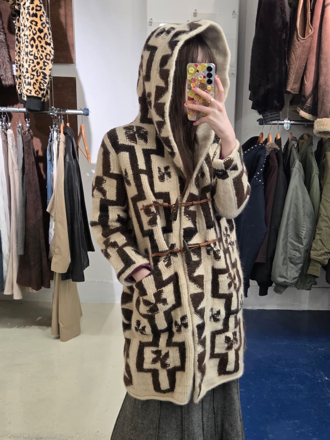 PRL 폴로 랄프로렌 트라이벌 후드 더플 코트 상품이미지1