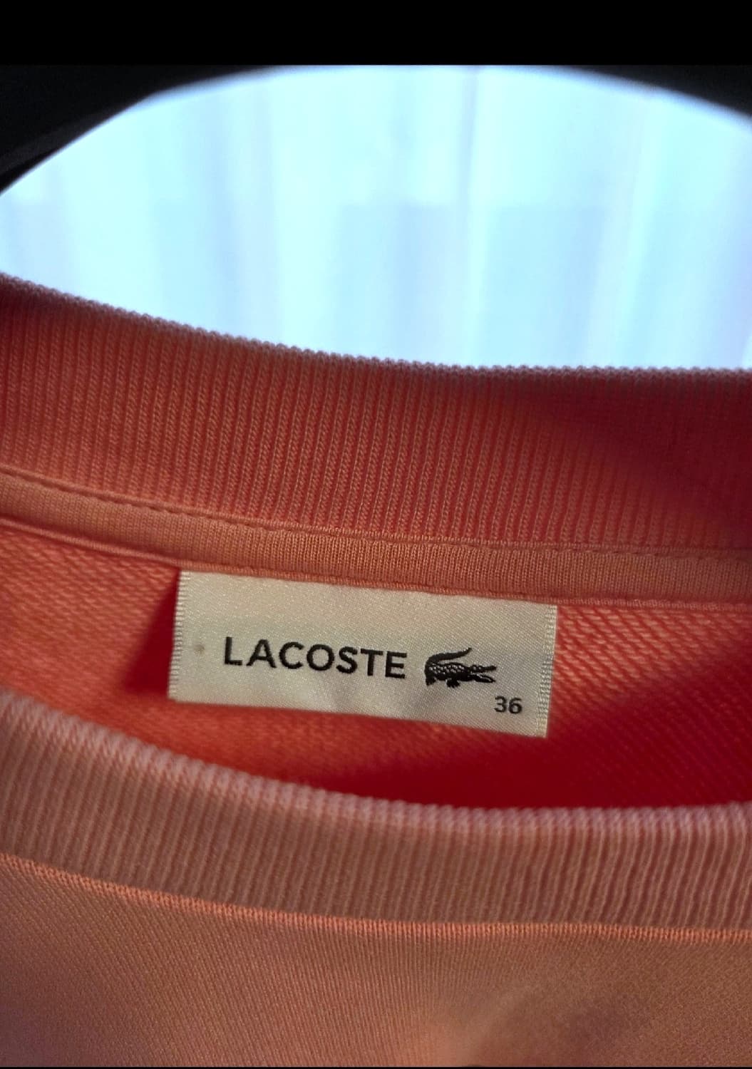 (새상품)라코스테 lacoste 딸기우유 맨투맨 36 상품이미지4