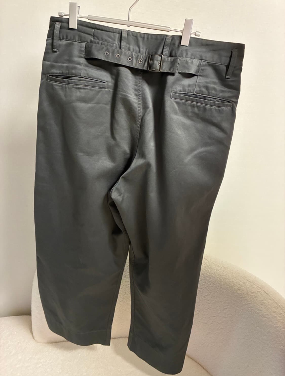 Lemaire 와이드 팬츠 다크그린 상품이미지2