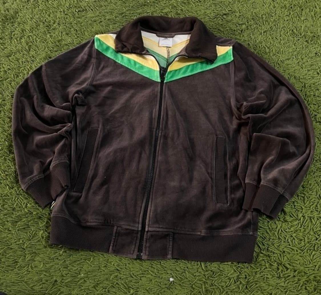 아디다스 벨벳 브라운 트랙탑 져지집업 95/M 상품이미지1