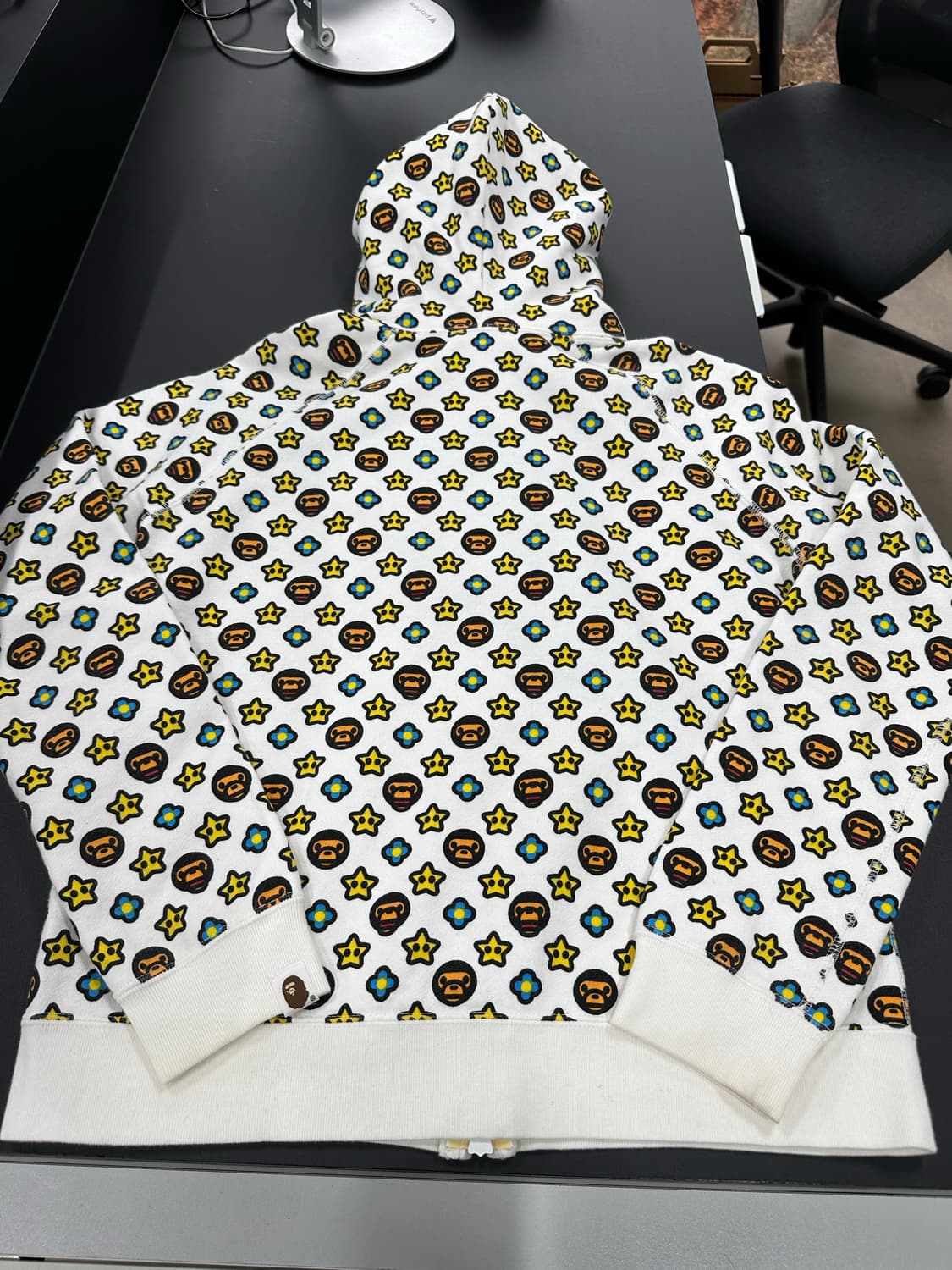 베이프 마일로 모노그램 풀 후드집업 상품이미지6