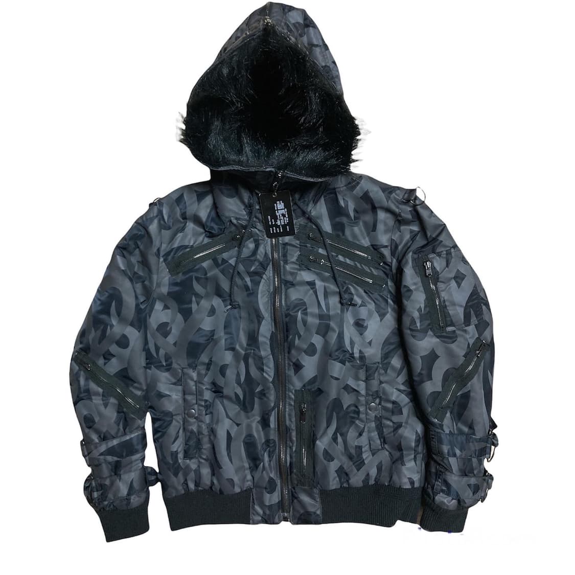 04AW 넘버나인 트라이벌 본디지 자켓 상품이미지2