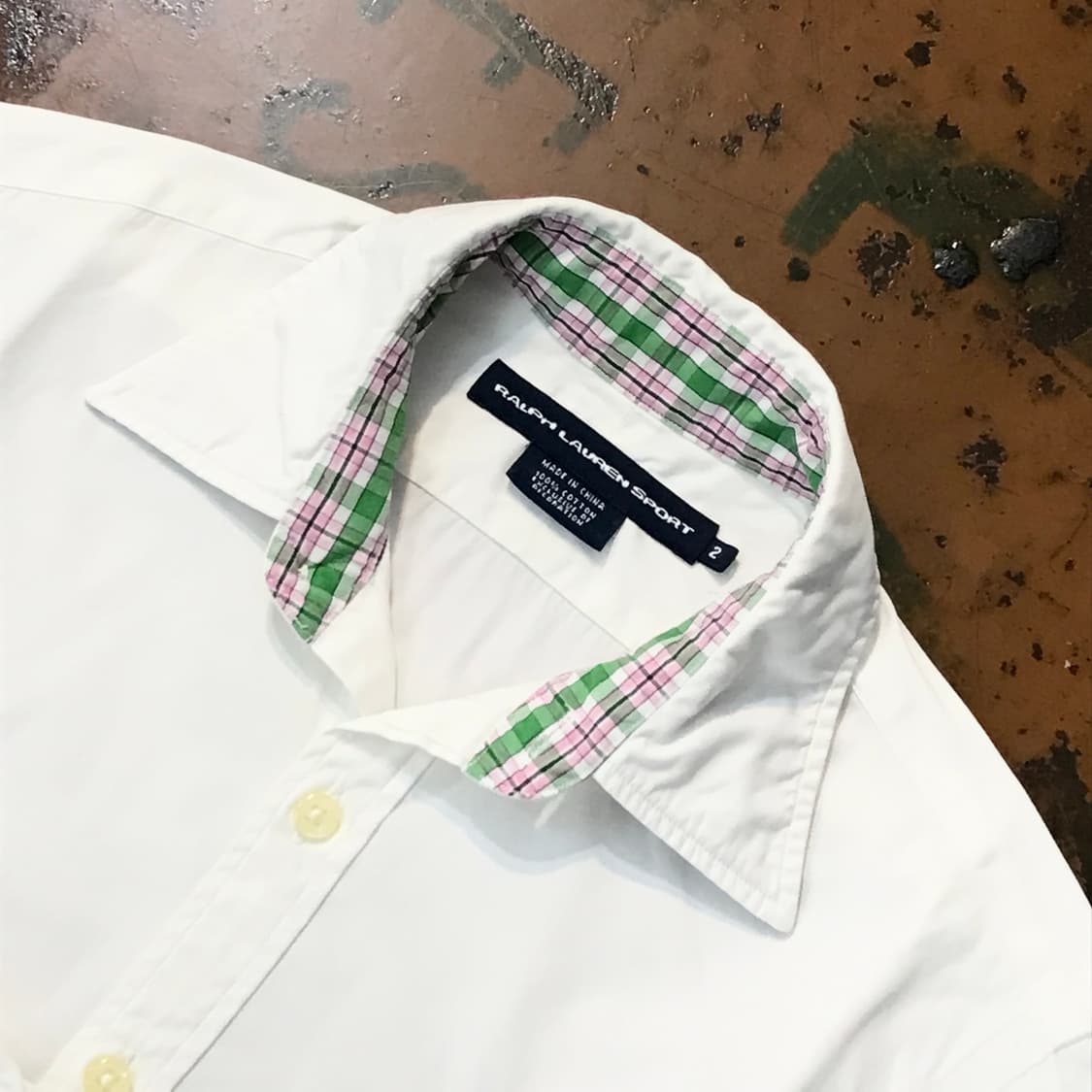 폴로랄프로렌 화이트 포니 화이트 코튼 셔츠 여성 44 55 사이즈 상품이미지3