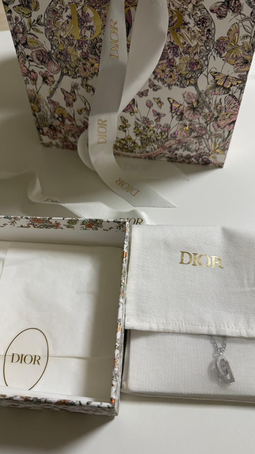 디올 CD lock 체인 목걸이 백화점 풀박스 상품이미지6