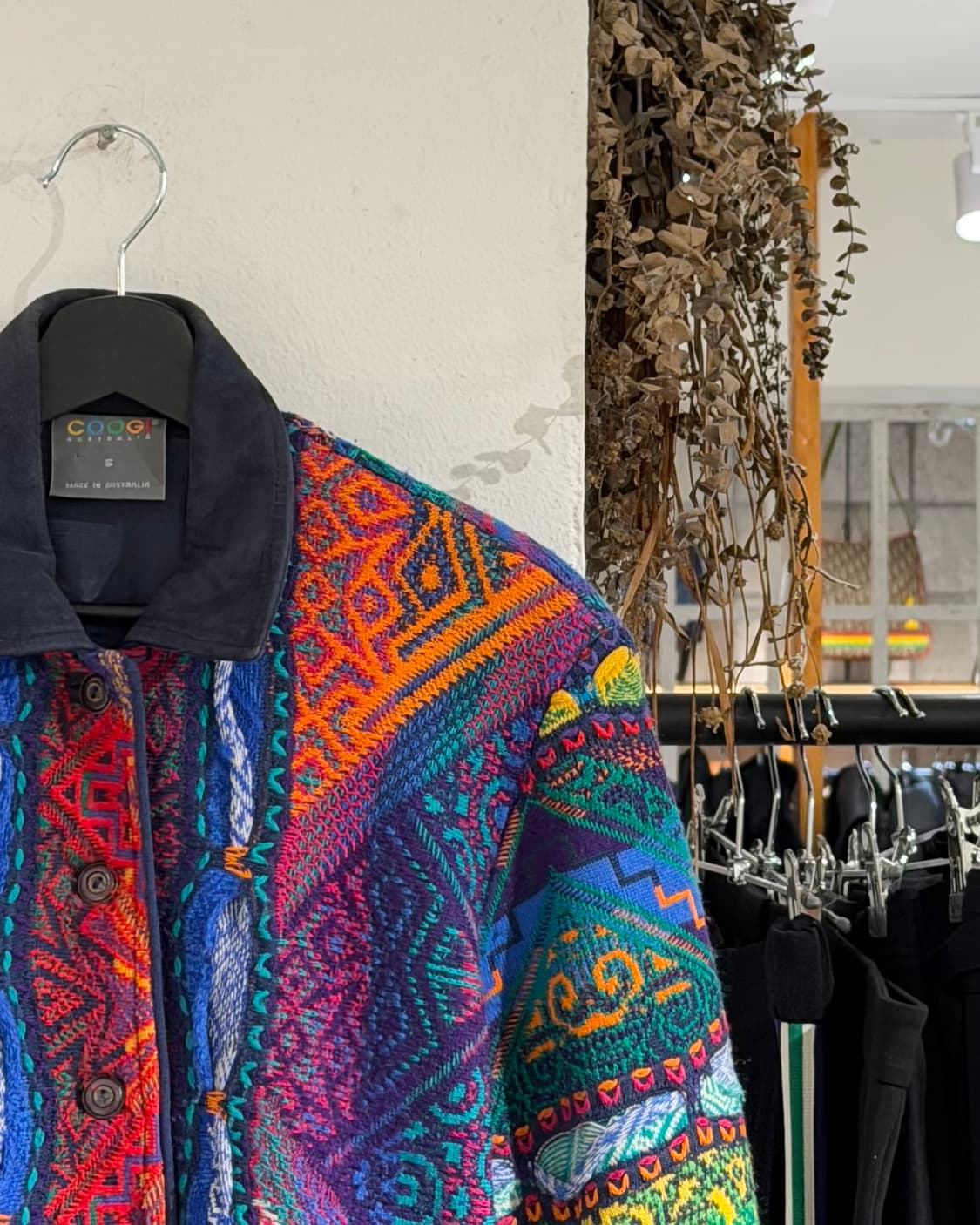 쿠지 멀티컬러 3D 니트 자켓 상품이미지3