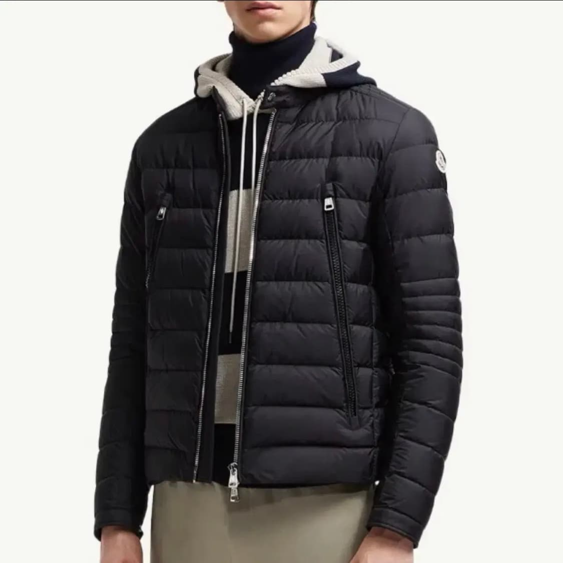 [S+급/3] 몽클레어 아미오 경량패딩 자켓 블랙 풀구성 상품이미지9