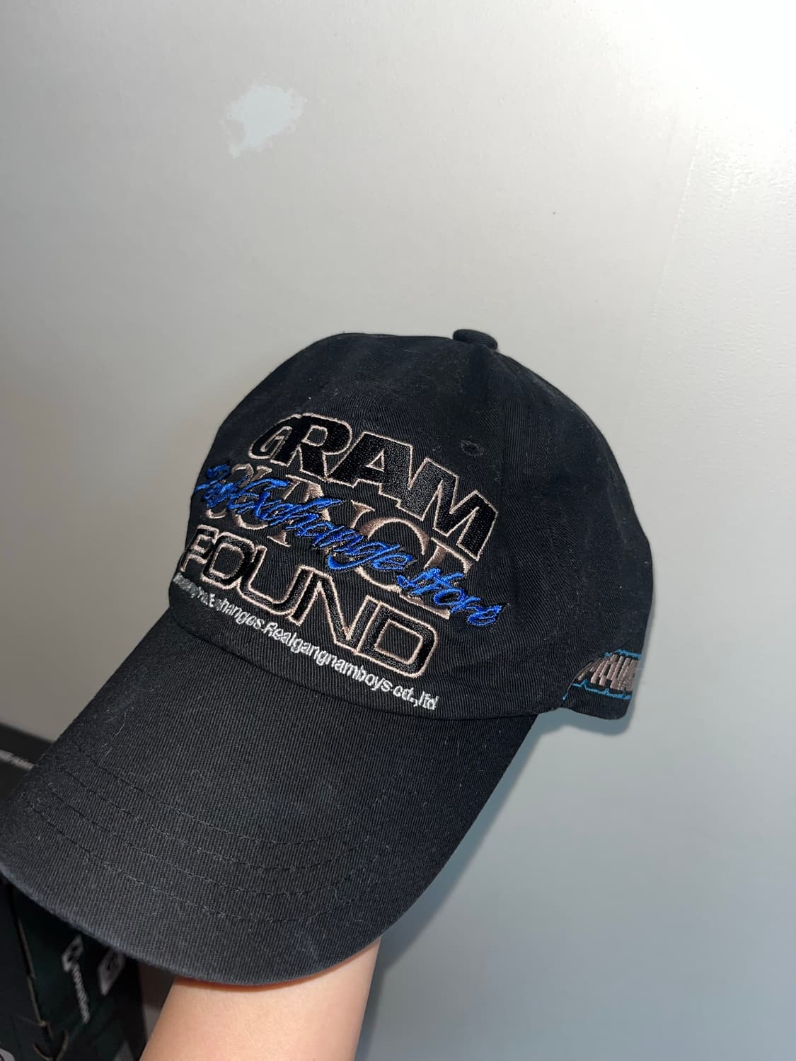 그램아운스파운드 볼캡 블랙 상품이미지2