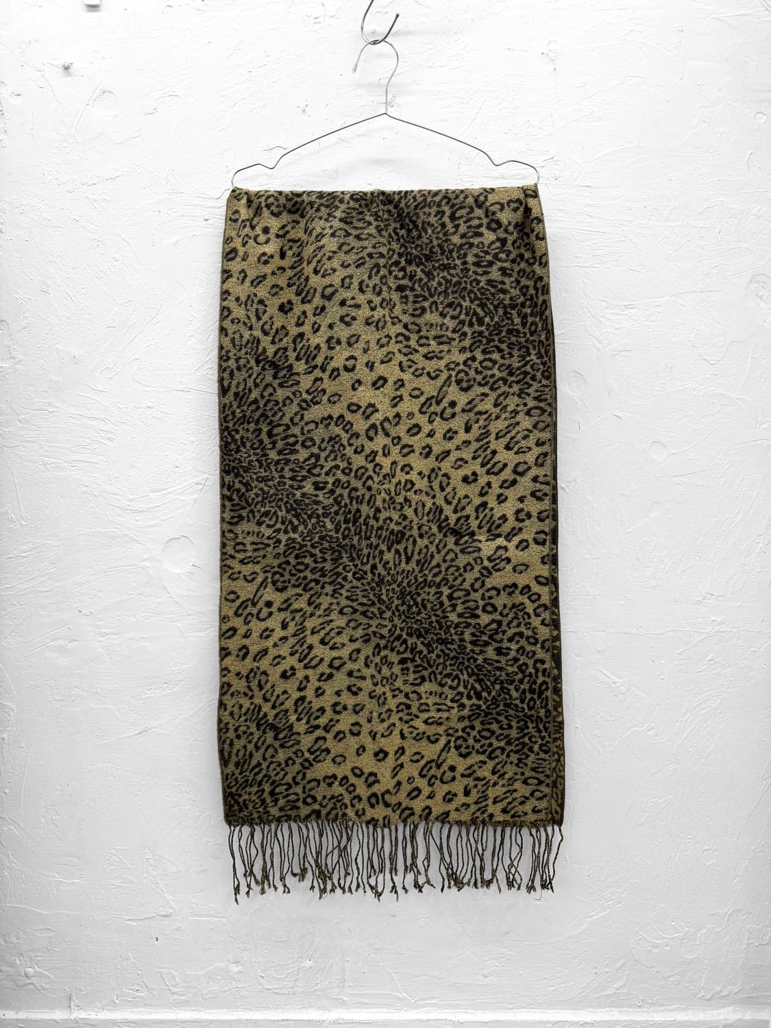 JPN 레오파드 니트 머플러 상품이미지5