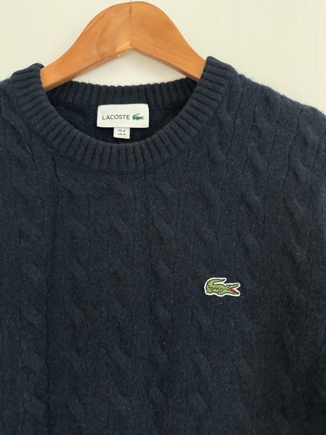 라코스테 케이블 울+캐시미어 니트 (신형) 상품이미지3