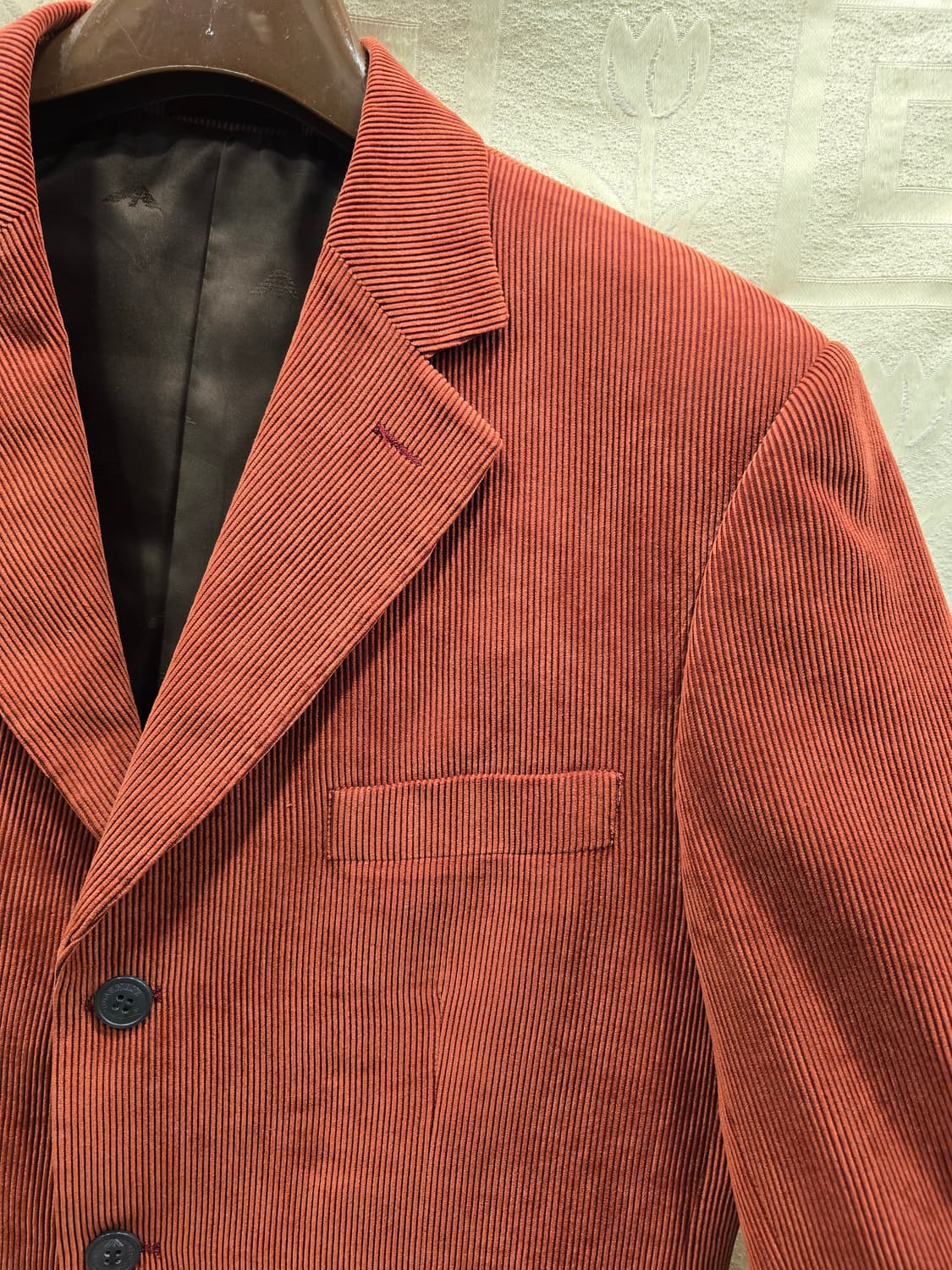 조르지오 아르마니 코듀로이 자켓 벽돌색 100~105 상품이미지3