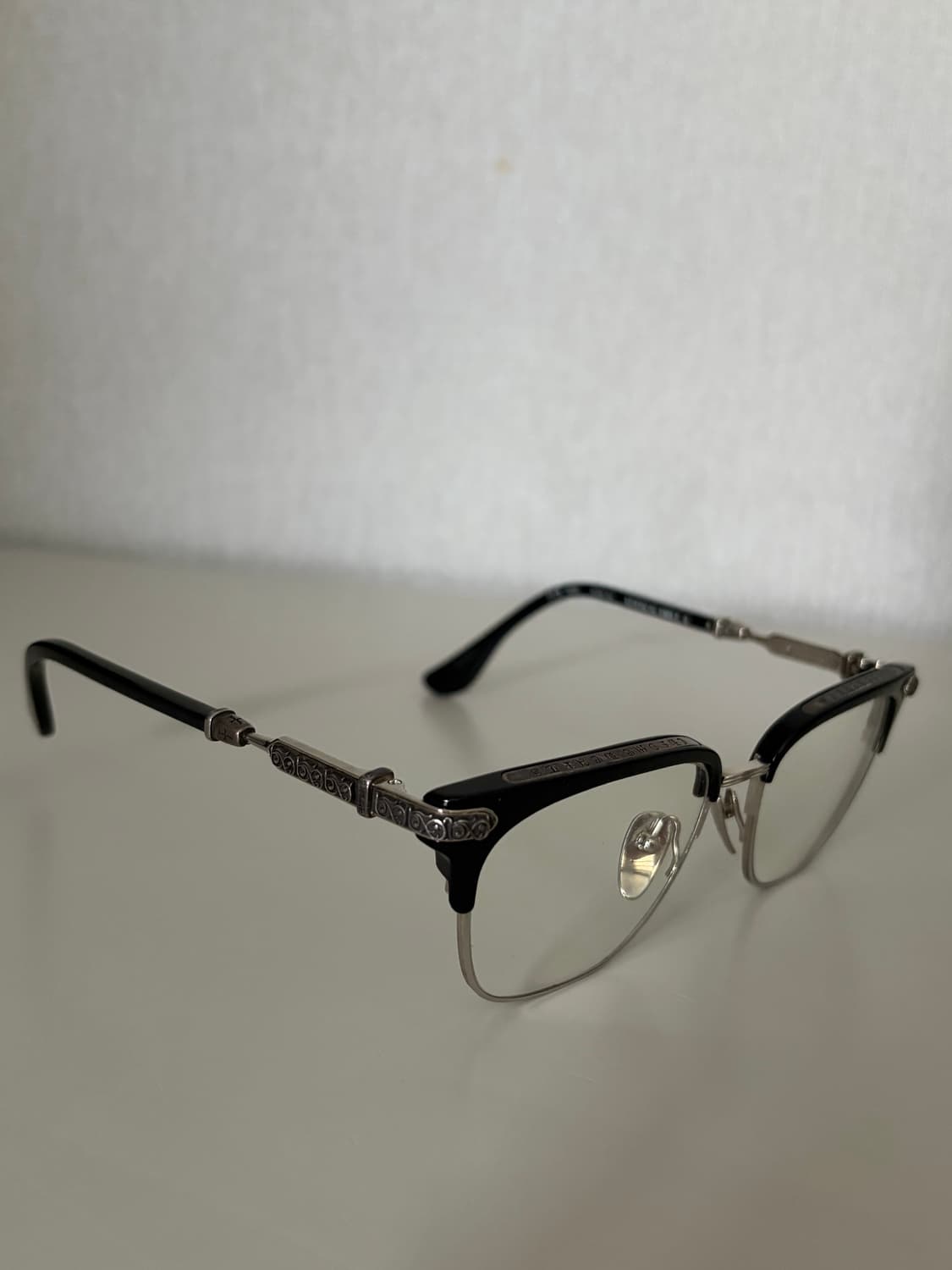 크롬하츠 안경 버티컬스마일2 블랙/실버 54mm 상품이미지1