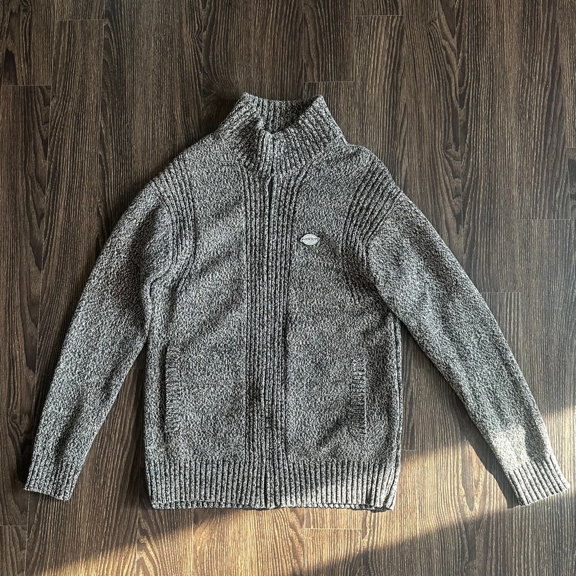 미국 구입 디키즈 니트 집업 가디건 남여공용 S 상품이미지1