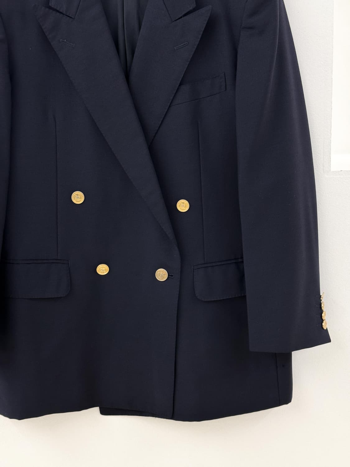 Burberry navy gold button 상품이미지3