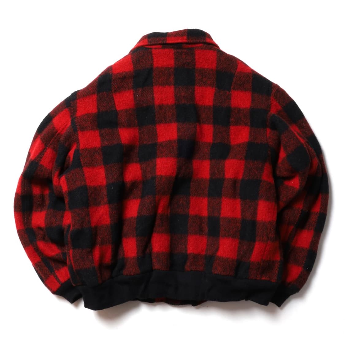 MIRAGE Check Pattern Wool Blouson Jacket 상품이미지4