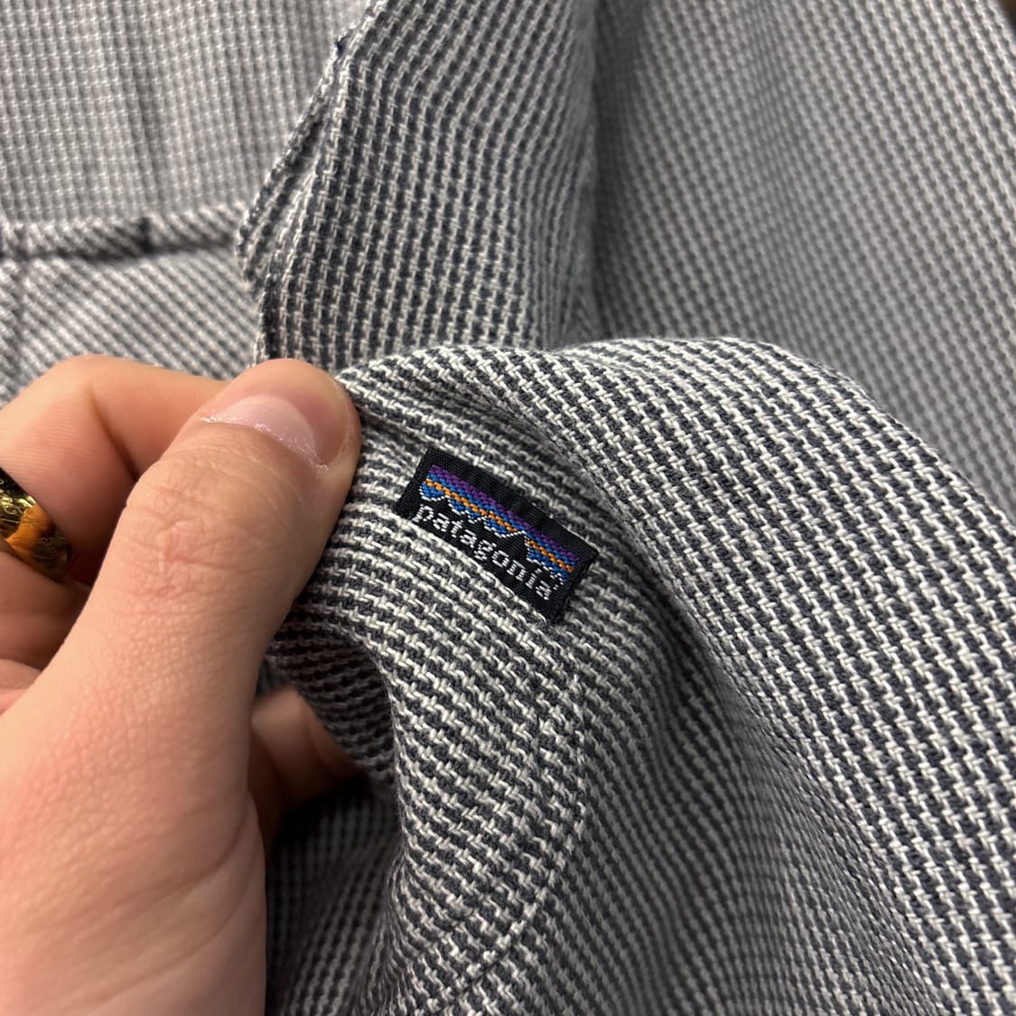 파타고니아 마이크로 핀 체크 코튼 워크셔츠 N1020 상품이미지6