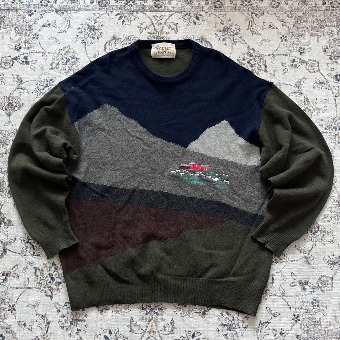 Woolly Jumpers 자수 디테일 울 니트 상품이미지1