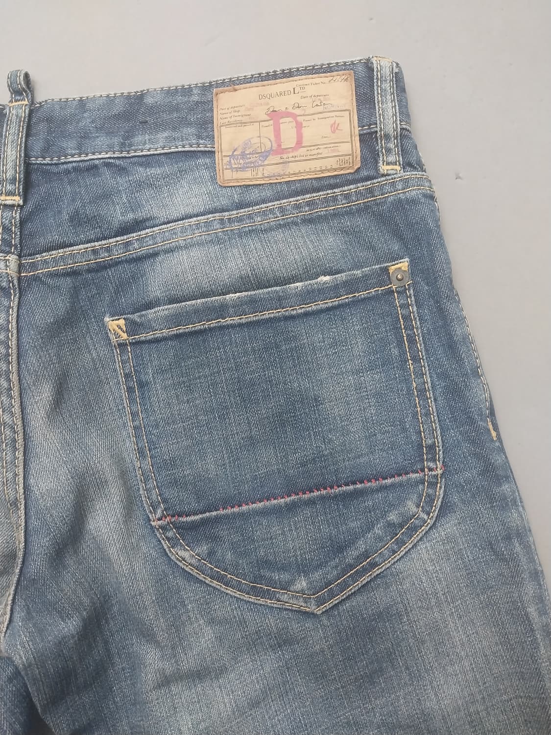 [31] 정품 디스퀘어드2 워렌티패치 슬림진 청바지 상품이미지9
