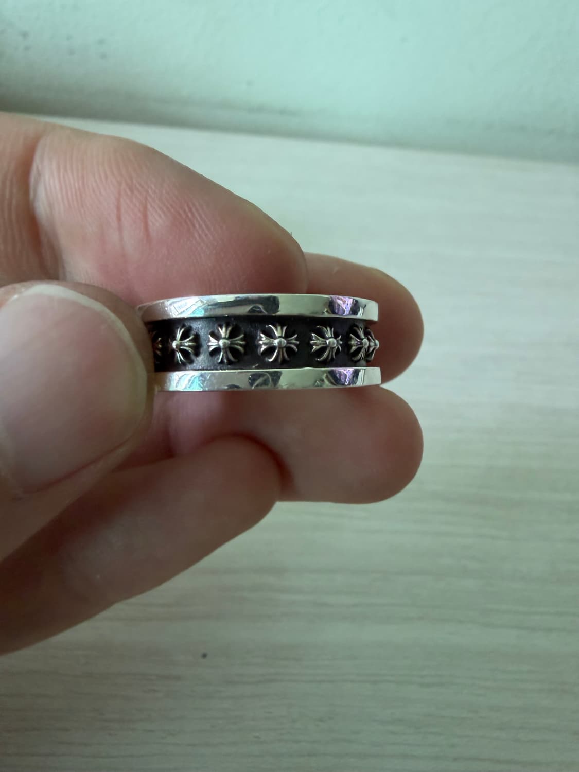 [us6.5] 크롬하츠 미니플러스링 상품이미지4