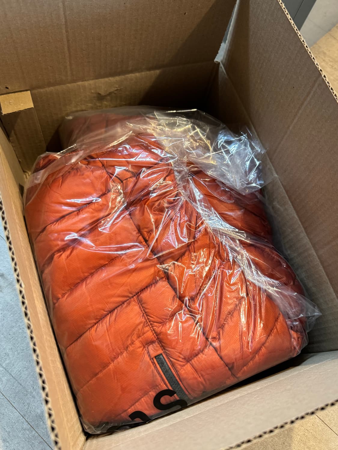 무신사 스탠다드 시티 레저 시어 립스탑 후디드 라이트 다운 재킷 L사이즈 상품이미지2