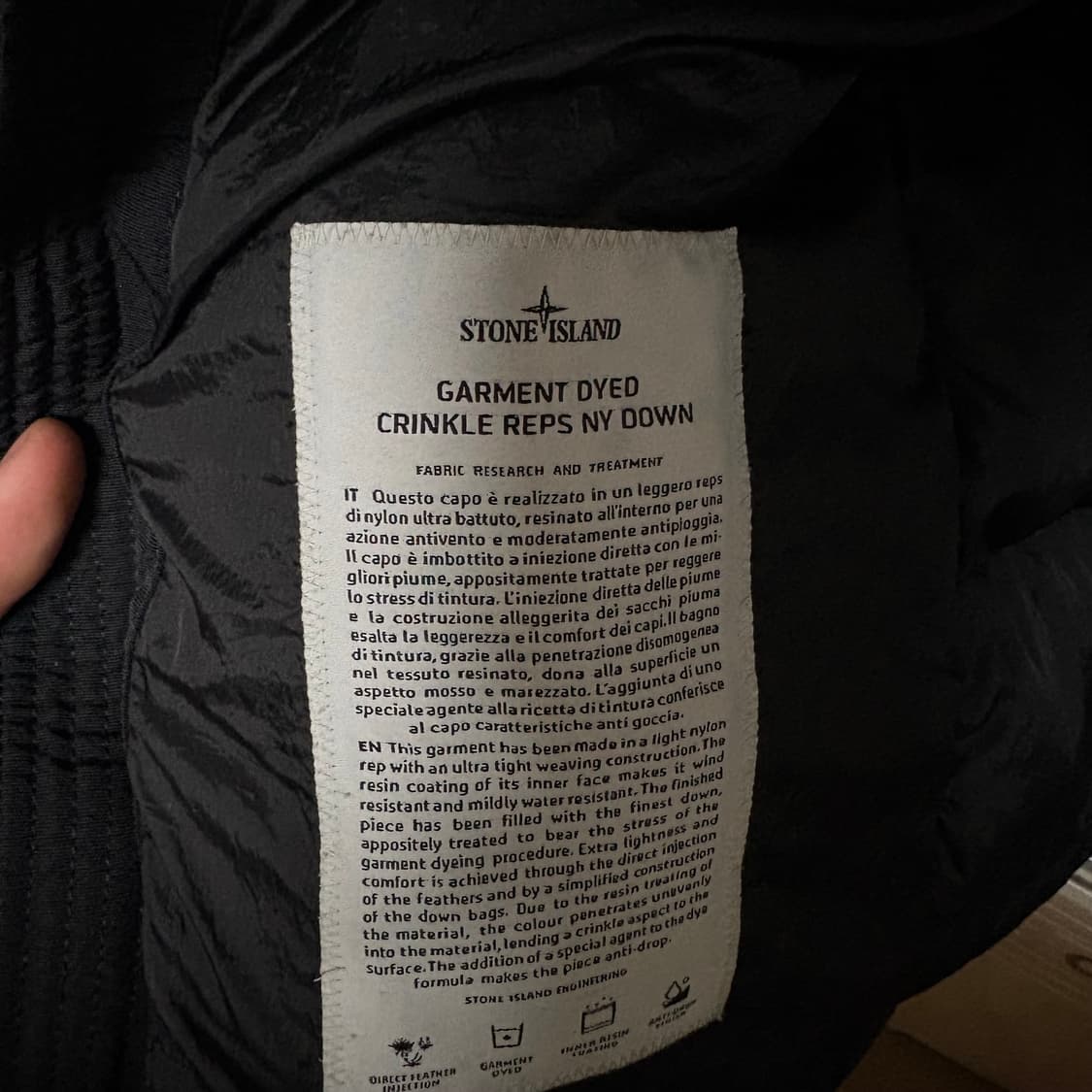 스톤아일랜드 크링클랩스 s 상품이미지5