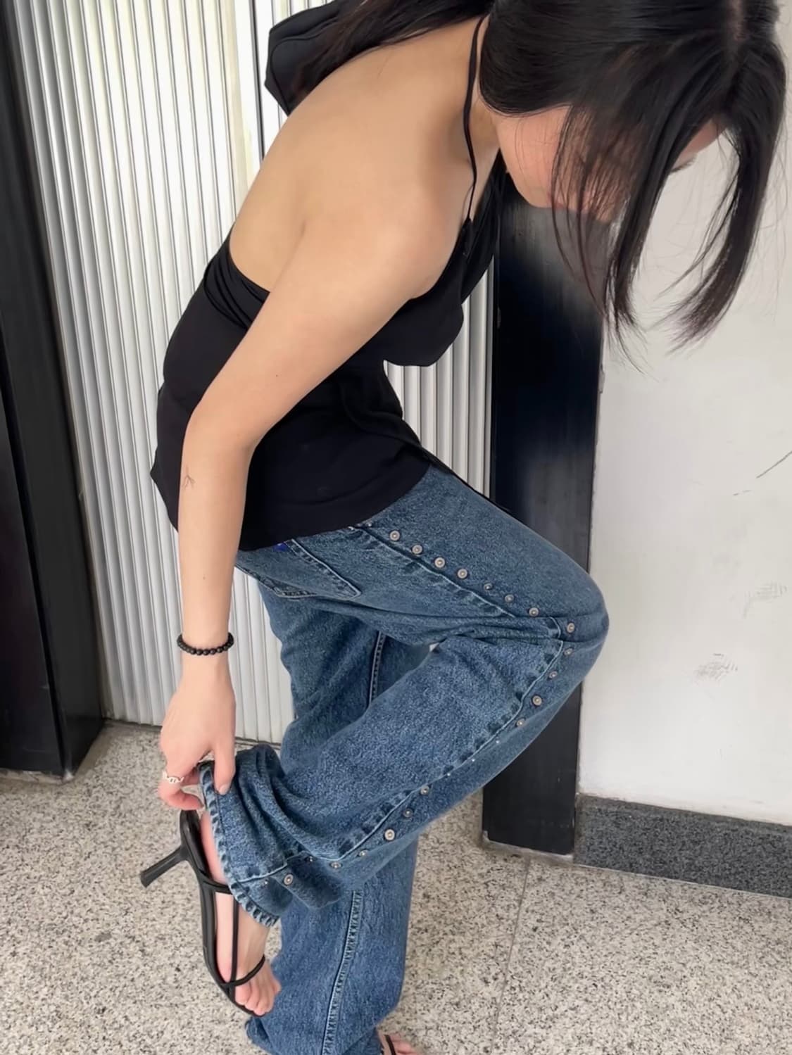 블루 데님 팬츠 상품이미지2