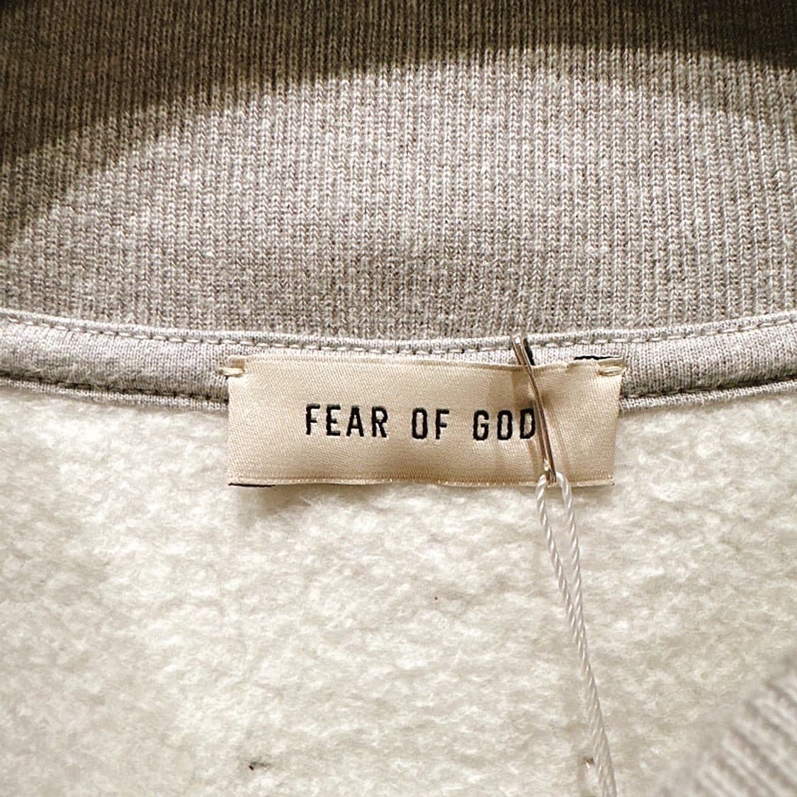 (정품/새상품) 피어오브갓 남성 그레이 이터널 플리스 오버사이즈 맨투맨 상품이미지5