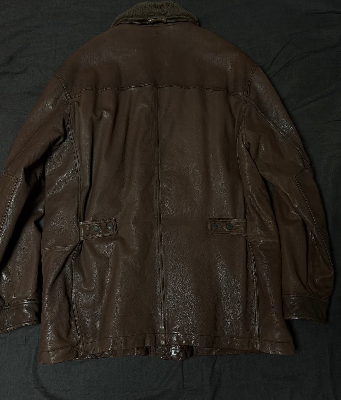 코오롱 시리즈 랭커스터 사파리 자파리 램스킨 무스탕 상품이미지2