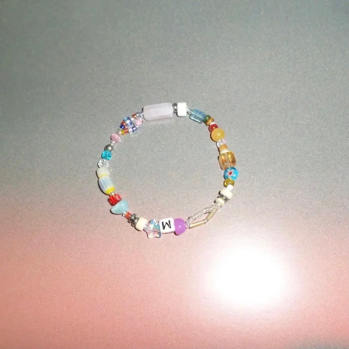 빈티지 비즈 팔찌 상품이미지3