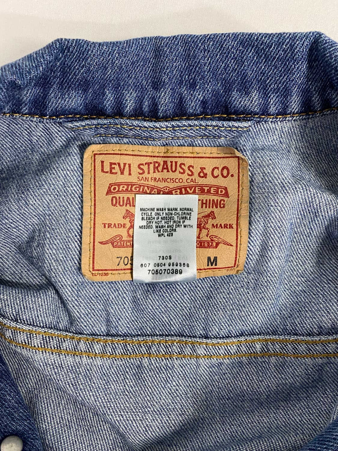 리바이스 70570 데님 트러커 자켓 M 상품이미지5