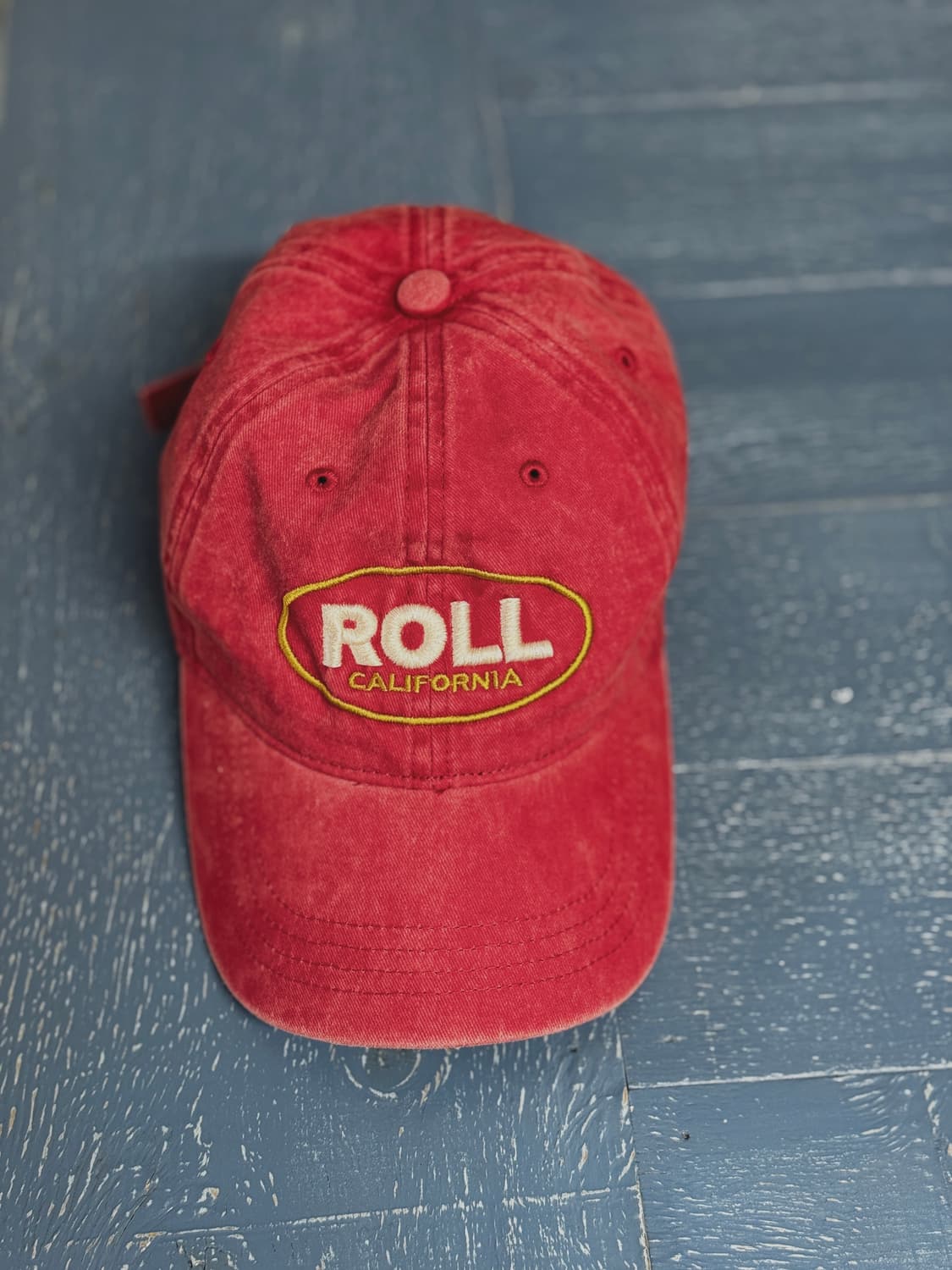 반스아웃피터스 피그먼트 다이 ROLL볼캡 레드 상품이미지2