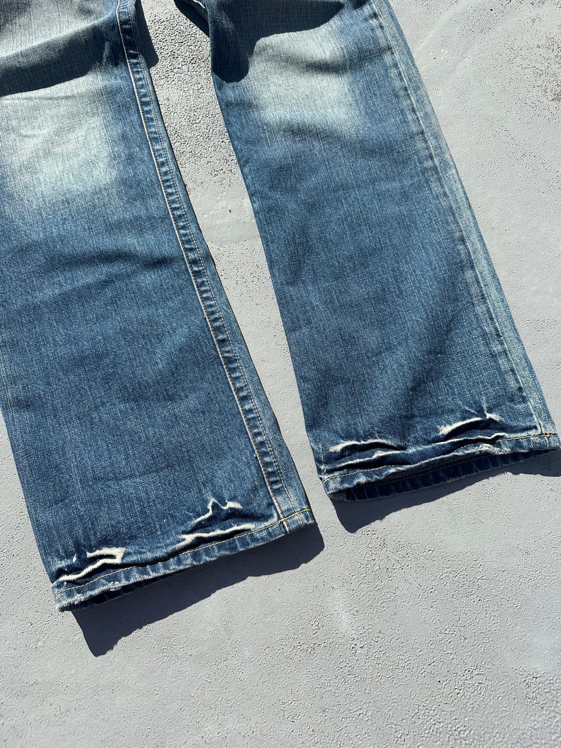 30) 트루 릴리전 남성 y2k 로우라이즈 스트레이트 데님팬츠 상품이미지9