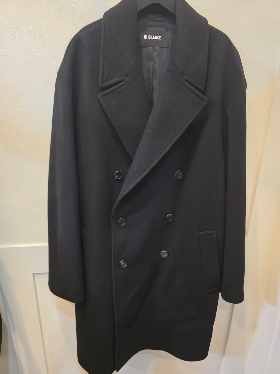 인사일런스 시그니처 더블 코트 상품이미지7